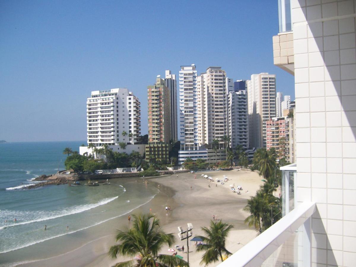 Apto Frente Total P/ Mar Guarujá Exteriör bild
